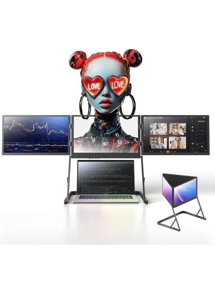 ڤي2كوم Q1 V2COM شاشة محمولة رباعية العرض - Image 1